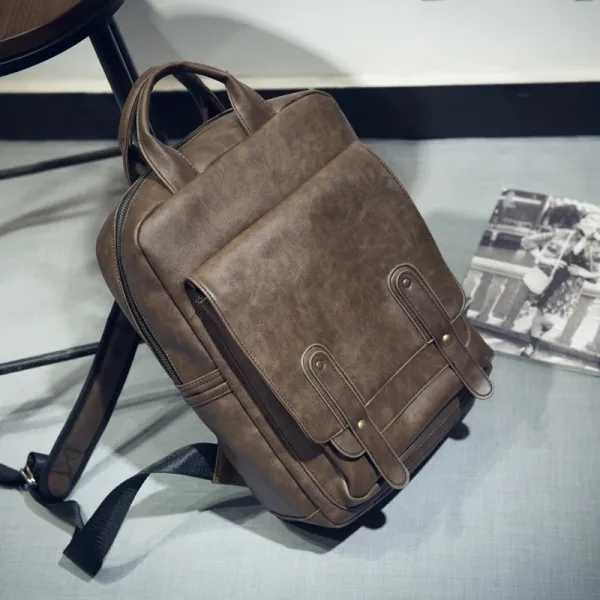 인륜 백팩 남 패션 트랜드 책가방 빈티지 캐주얼 학원풍 컴퓨터가방 가방