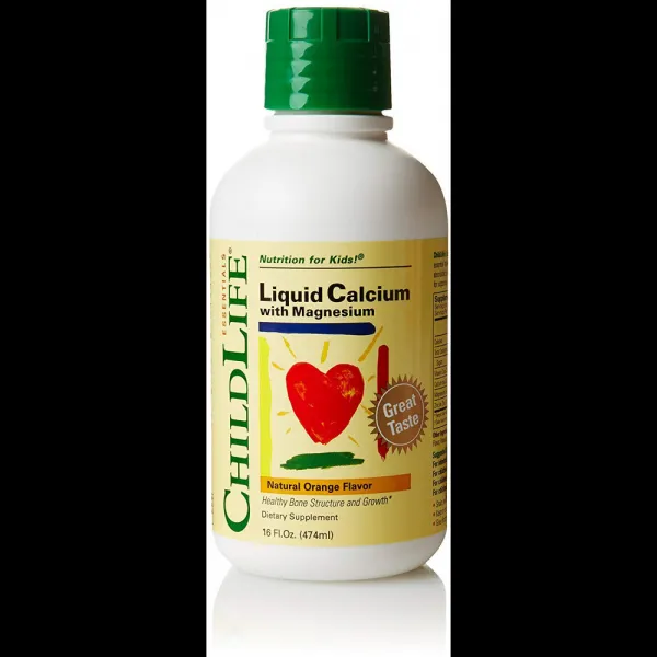 차일드 라이프 차일 드라이프 액상 칼슘 마그네슘 16 Fl.Oz. (474ml) ChildLife Liquid Calcium with Magnesium Fl Oz, 474ml, 4개
