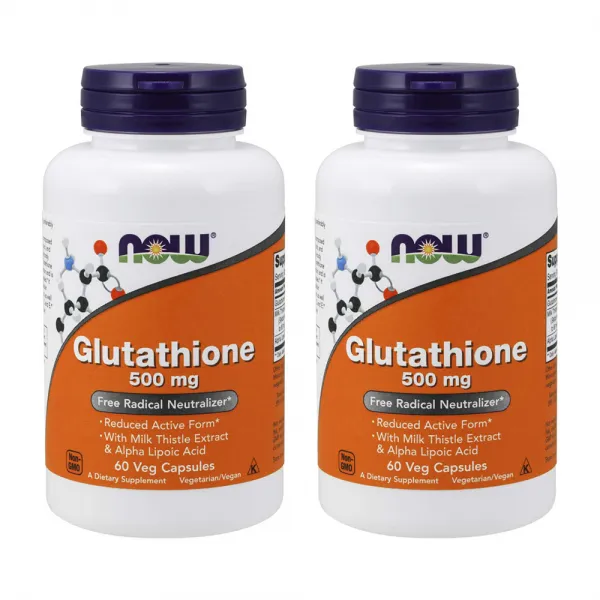 Now foods Foods Glutathione 500 mg - 60 Vcaps 2 Pack, 1개, 상세내용 참조
