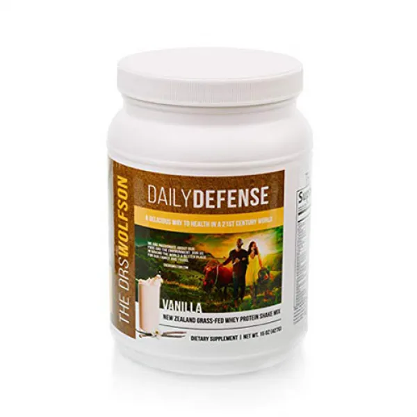 닥터조스토어 닥터울프슨 목초사육 유청단백질 바닐라맛 403.2g The Drs Wolfson Daily Defense Vanilla 1개