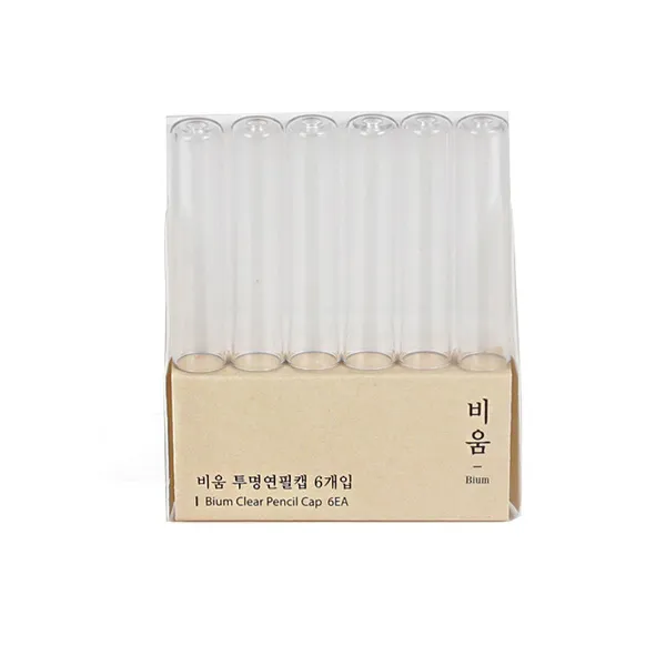 모닝글로리 1000 비움 투명 연필캡세트 (6개입)