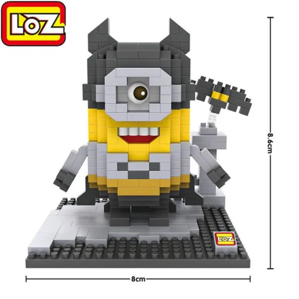 해외직구 LOZ 미니 나노 블록의 명망 있는 Me Avenger 캡틴 아메리카 아이언맨 토르 슈퍼맨 헐크 액션 그림 브릭 키, 9541  no box