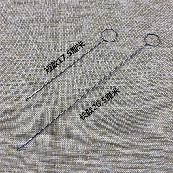 스티치 침대 뒤집다 스텐레스 끈끈이대 롱 귀를 기울이다 B 입다 띠바늘 DIY 입기를 함 도구 핸드메이드 2796723126, 롱 서클 스티치 -두가지 혼합 _2뿌
