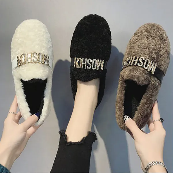알리팡(Alipang) 도오빠 여성 털단화 모카단화 여성모카신 겨울단화 겨울모카신 겨울털단화