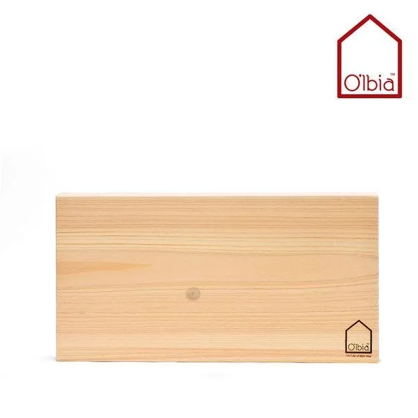 올비아 국내산 편백나무도마 중 옹이 (42cm 22cm)