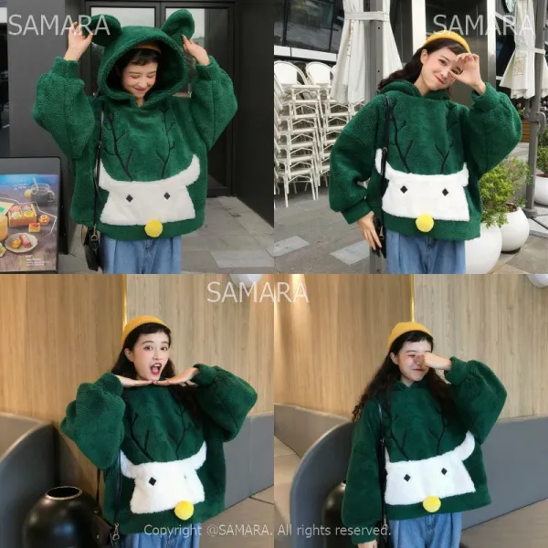 Qterra 특허브랜드 캐주얼캐릭터램스울 맨투맨기모맨투맨