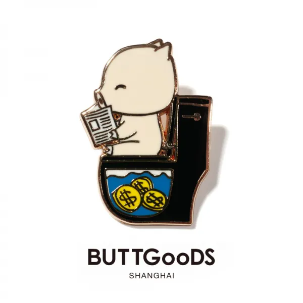 카네이션브로치 BUTTGooDS자체디자인 휘장 귀여운 악취미 엽기 새로운선물 재물을부르는
