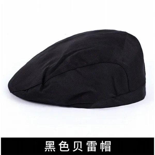 파 센나 양식 요리사 캡 여 주방 방 연기 가정용 웨이터 모자 일 술 광고 남자, 블랙 베이 보야지 모자