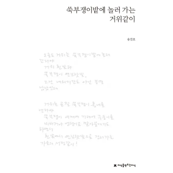 쑥부쟁이밭에 놀러 가는 거위같이, 지식을만드는지식