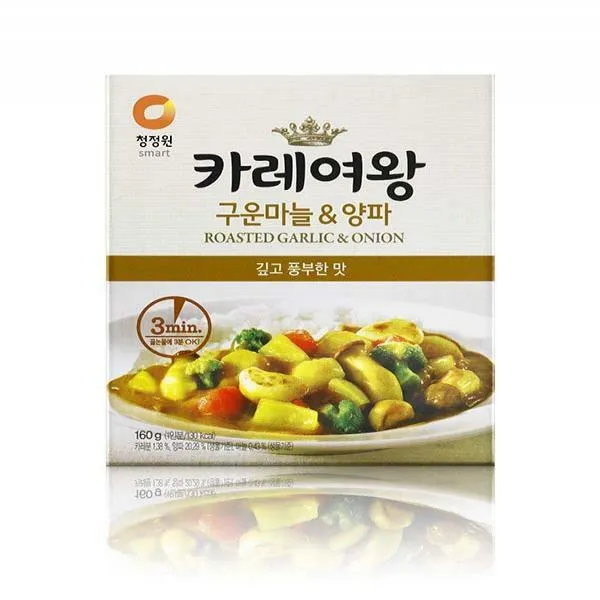 청정원 카레여왕 구운마늘양파, 160g, 5개