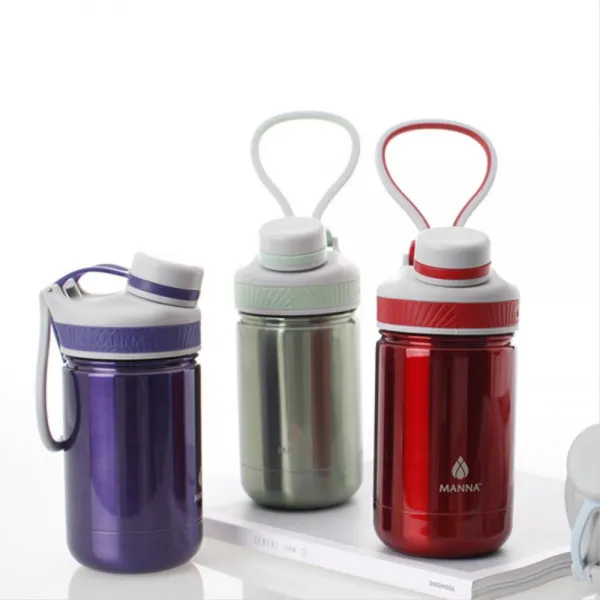 헬스초보자 워터버틀 보냉 텀블러 소형 특이한텀블러 온도텀블러 미니밀리즘 취직선물, 울트라바이올렛