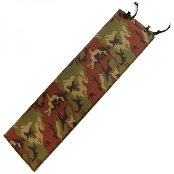 MIL-TEC 매트리스 자체 인화물 자기 팽창 식 - WOODLAND Camo 위장