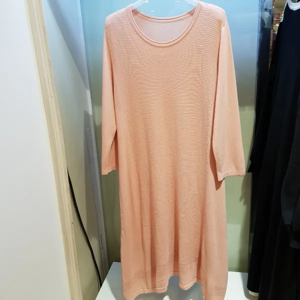 에이렌 울산점 라운드넥 루즈핏 칠부소매 원피스(완전최저가) RH2KN223 PK F 뉴코아울산달동점