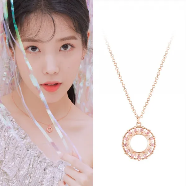 제이에스티나 아이유 착장 Peony 목걸이 (JJPNNQ0BS661SR420)