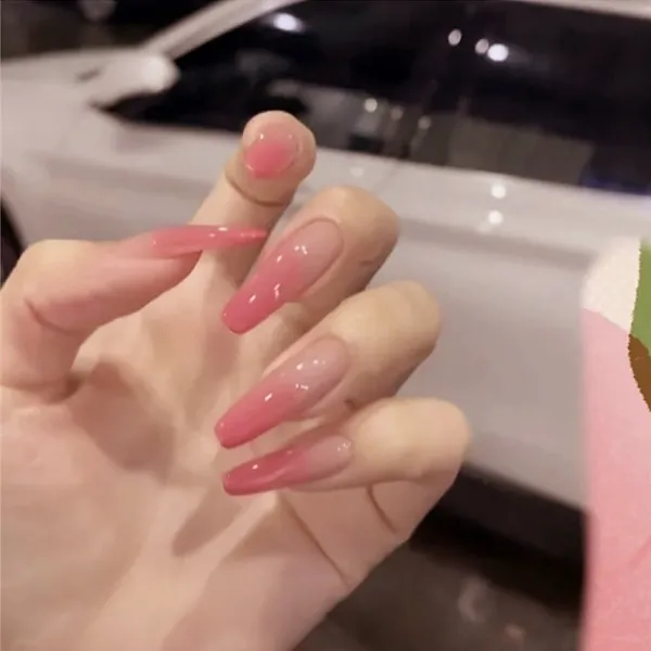 잇템샵 롱 네일팁 붙이는네일 팁 인조손톱+네일글루+양면테잎 롱팁 모음 봄/여름, 네일팁142_앵두롱