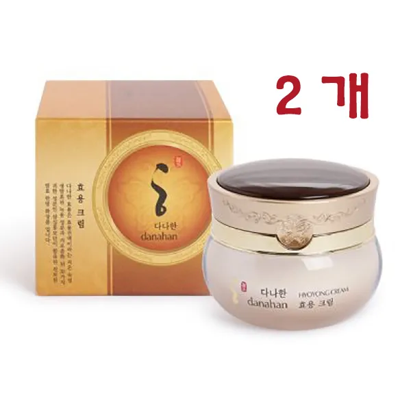 다나한 효용 크림 50ml - 피부보습영양 한방화장품, 2개, 50g