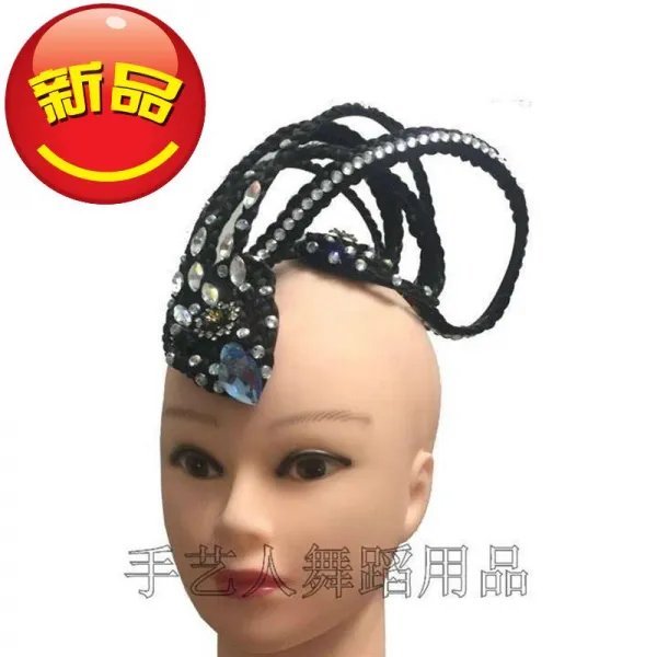 진플렉스 무용머리장식 우화 영험하다 뱀춤 밟다 헤어액세서리 클래식 I이 춤추다 독무 연기함 에스닉, 원반 입체 관