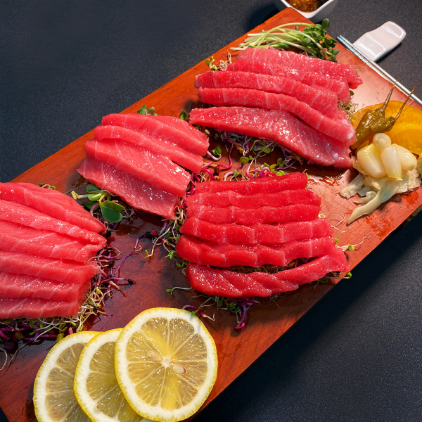 씨푸드몰 집에서 먹는 참치 회 참다랑어 중뱃살 주도로 1개 대뱃살+배꼽살 600~650g