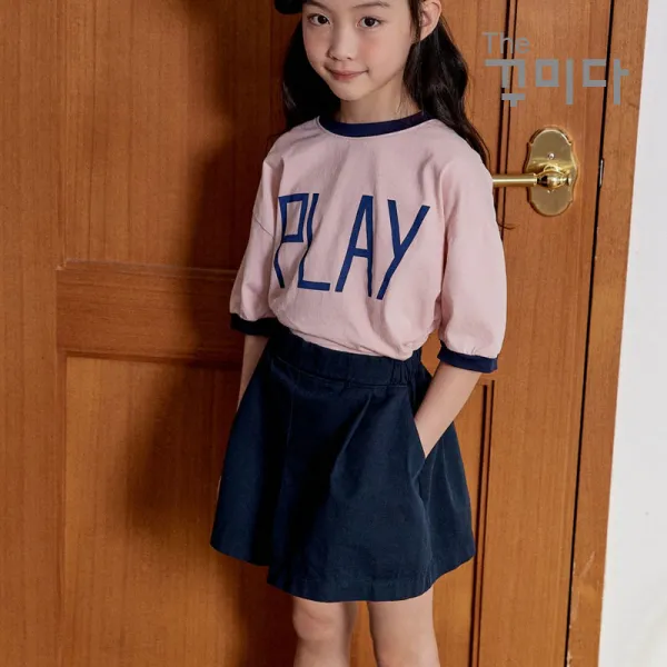 더꾸미다 버터반반지-유아동복 유아 여자아이 여름 면 치마바지 팬츠 레깅스 키즈 주니어 초등생 어린이집 등원룩
