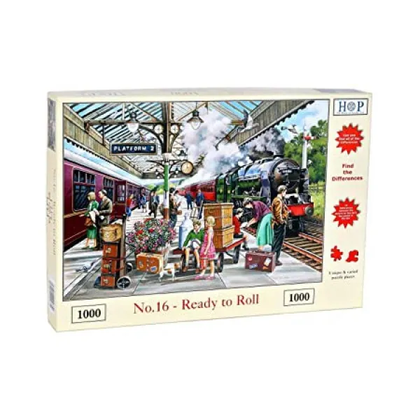 The House of Puzzles Shop 1000 Piece Jigsaw Puzzle-차이점 찾기 No.16-Ready To Roll. 20 이상 주문시, 원 컬러