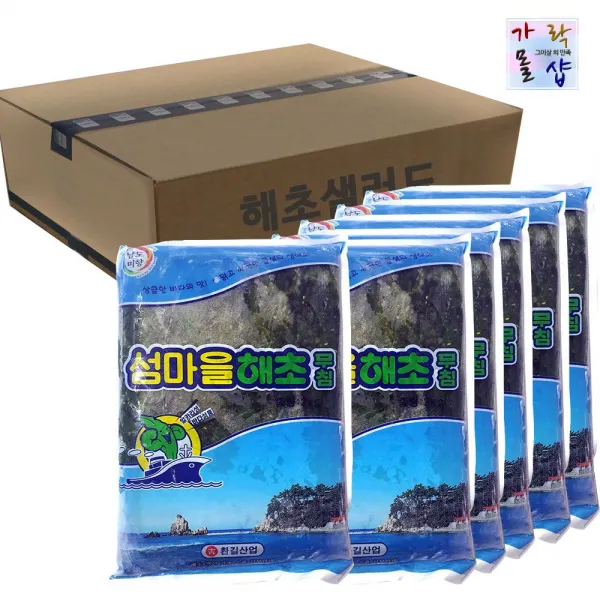 FOOD해초샐러드 1box(2kgx6봉) 해초샐러드 미역 건미역 자른미역 미역가루 전통미역 완도미역FW46FE8E, 1