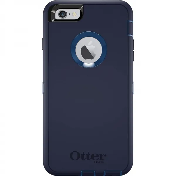 OtterBox DEFENDER iPhone 6 Plus / 6s Plus 케이스 - 좌절감 무료 포장 - INDIGO HARBOR (후 아얄 하 블