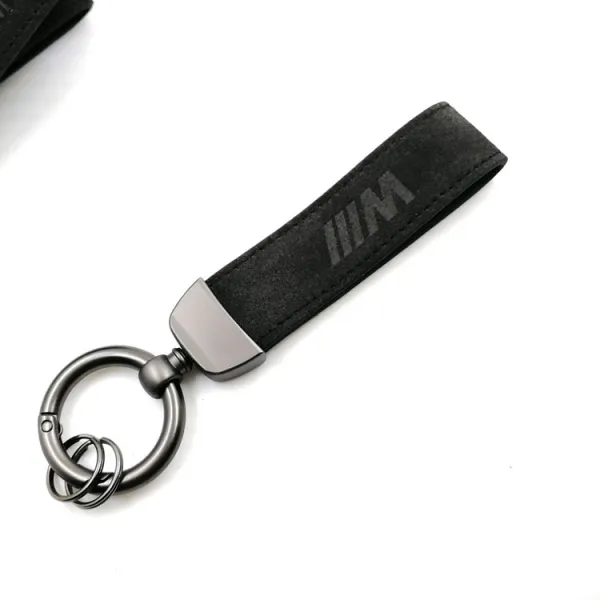 무생채 자동차 키링 키체인 열쇠고리 R 로고 무스탕 키홀더 메탈 GTI 키, 검은선 M표 말발굽 1개 요적선 비고
