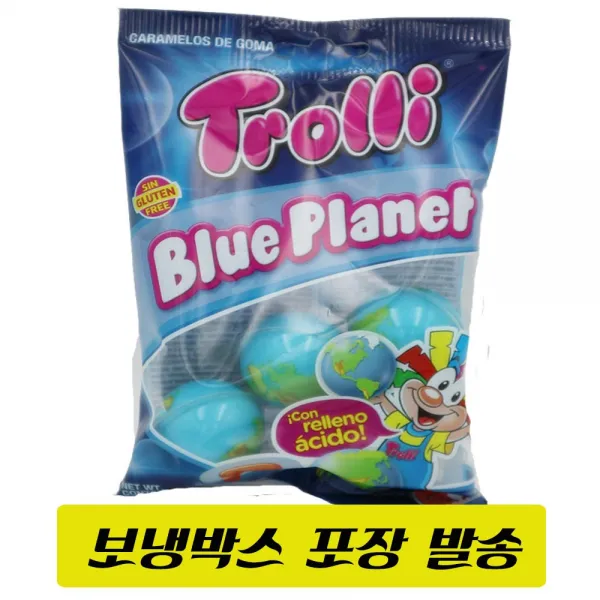 트롤리 지구본 젤리 지구젤리 75g 4개입 1봉지 국내배송, 1봉