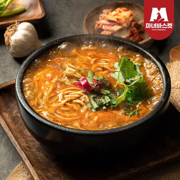 대전시청 맛집 어탕국수 매운맛(육수650g 3팩+생면3인분, 개별포장)