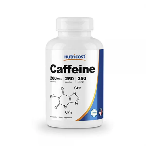 Nutricost 카페인 Caffeine 200mg 250cap, 단품, 단품