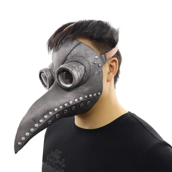 역병의사 인형탈 흑사병마스크 가이포크스 가면, 검은 부리
