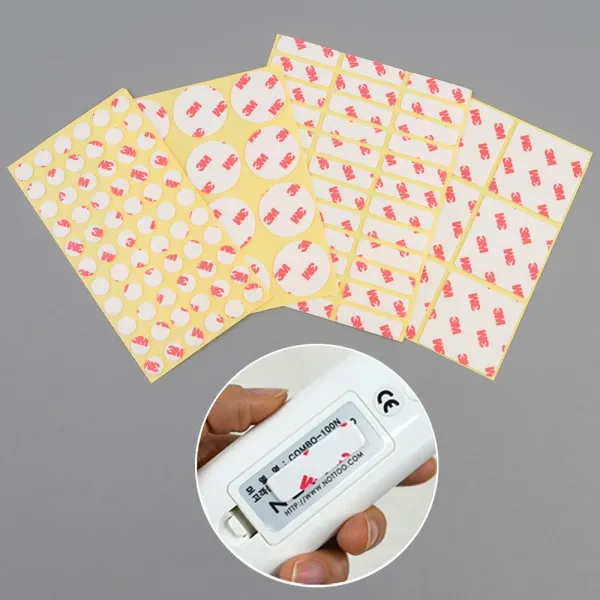 벽부착 모양별 조각 소품 양면테이프 사무실 내장용품, 사각 30x20mm
