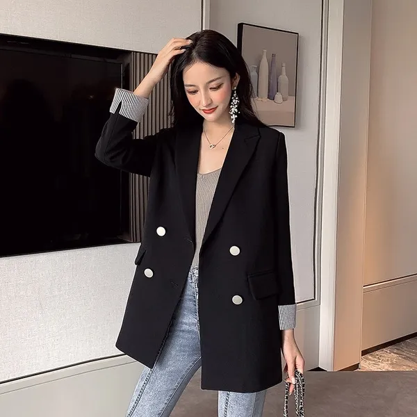 다올 2019 여성 가을 정장 자켓 캐주얼 반코트