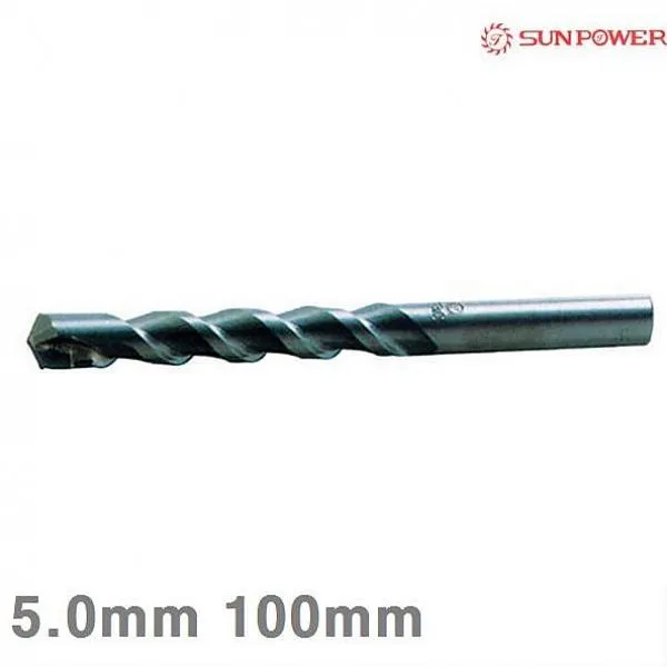 밀레마트 태양파워 콘크리트비트 5.0mm 100mm 10EA 비트 플렉서블비트 홀쏘