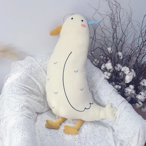 라랑라랑 초귀여움 수면 허그 쿠션 큐트 생일 선물 피규어, 스몰자 （50cm 좌우 코끼리 45c, 바닷새