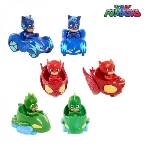 [PJMASKS] 파자마삼총사 미니비히클3종세트(캣_도마배미_올빼미아) RC카