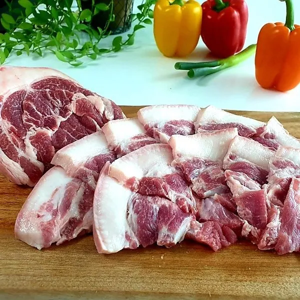포테니 허니꿀 뒷고기모듬1kg 차돌뒷고기600g 왕꼬들살1kg 뽈살1kg 두항정살1kg 돈뽈항정500g 1개