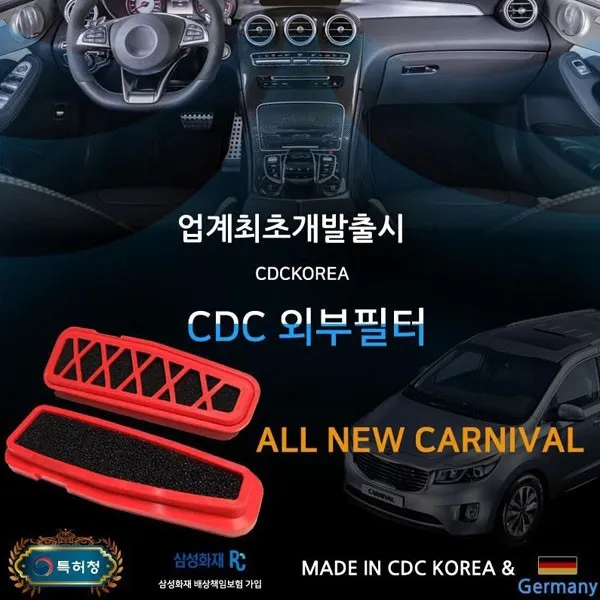 cdc CDC 외부형 에어컨필터 올뉴카니발, 제목설명참조