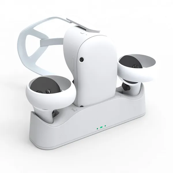 오큘러스 퀘스트2 맥세이프 2in1 충전 거치대 VR 헤드셋 독 충전기, 충전 거치대