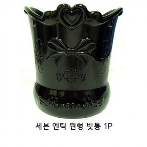 MPE276373세븐 엔틱 원형 빗통 1P 브러쉬통 빗통 연필꽂이 펜꽂