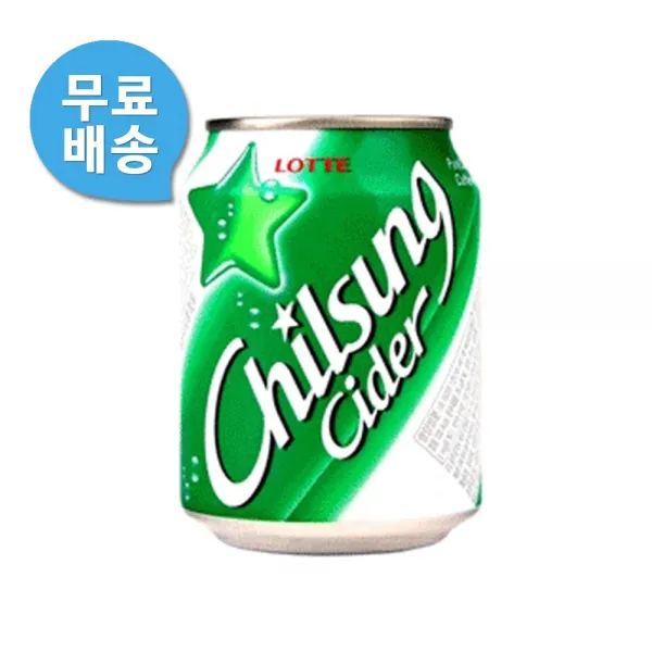 롯데 칠성사이다 245ml 업소용 (24캔+24캔) 무료배송, 단품