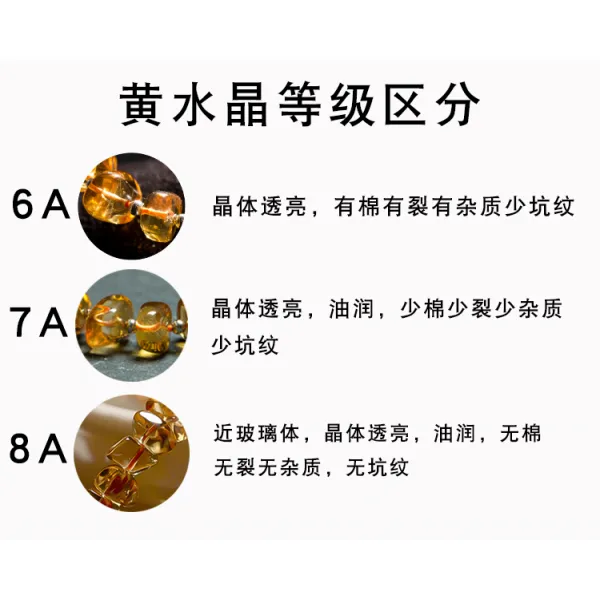 와이유 팔지 개광 천연 브라질 황수정 팔찌 여폭력 황남 돈벼락 족