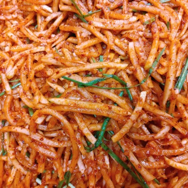 무생채김치 2kg 팔팔마켓 전라도 햇채원 무채김치, kg