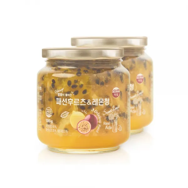 자임 패션후르츠 레몬청 580g X 2병