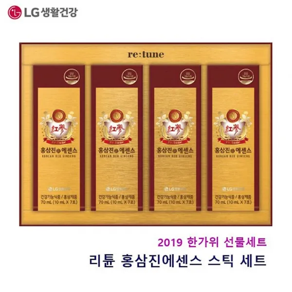 리튠 홍삼진 에센스 스틱기획 선물세트 추석 감사 쇼핑백 커피 명절 답례품 핸드크림