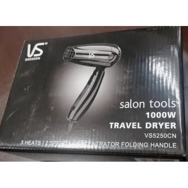 드라이기 SASSOON1200W뜨겁고찬바람 스타일링 VS908PCN, T01-1000W SASSOON5250접이식 나사 효력을 잃다