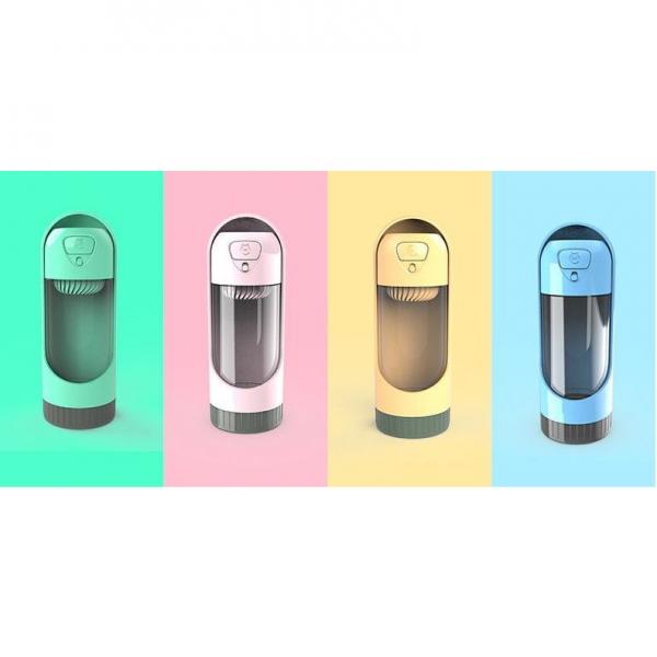[특가할인] 캔디펫 슬라이딩 산책물병, 블루