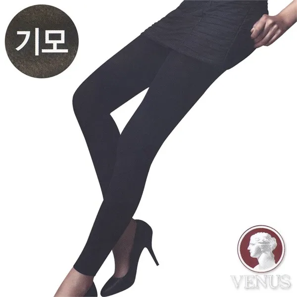 비너스 자스민 기모 무발 9부 여성 타이즈 레깅스 VST8888