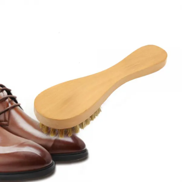 OHF372057먼지제거 구두닦이솔 원목 구두솔 원목구두솔 광택솔