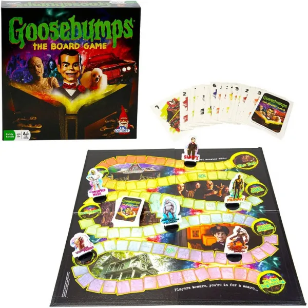 Goosebumps Movie Game - 스릴 넘치는 패밀리 보드 게임 - 타자 / 종말에 대한 혈안의 인종 전투 (8 세